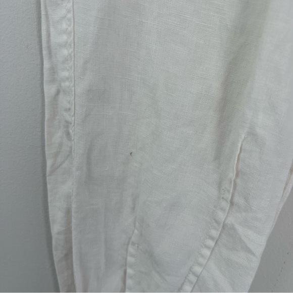 Miss Sixty Y2K Vintage White Cargo Linen Jogger Pants - Picture 6 of 12